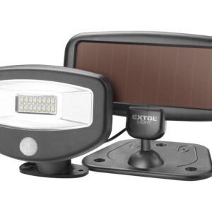 reflektor LED s pohybovým čidlem, 100lm, solární nabíjení
