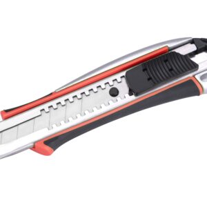 nůž ulamovací kovový s výztuhou, 18mm Auto-lock