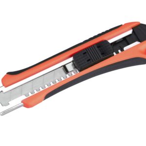 nůž ulamovací s kovovou výztuhou a zásobníkem, 18mm Auto-lock
