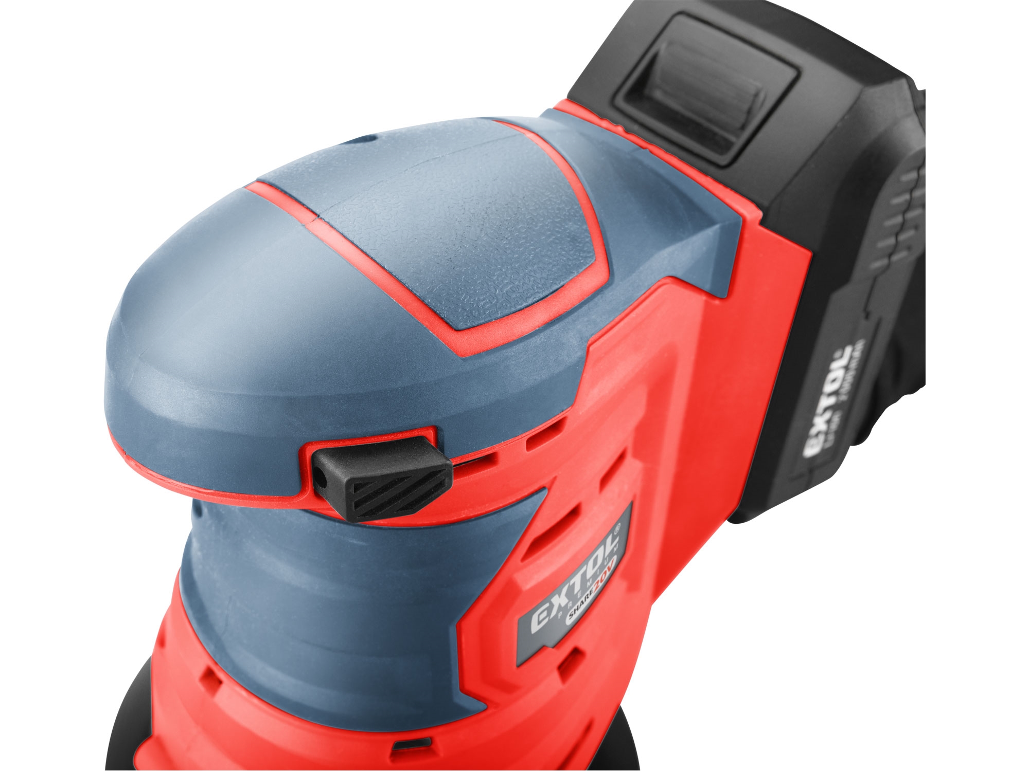 bruska excentrická aku SHARE20V, 125mm, 20V Li-ion, 2Ah - Obrázek 2