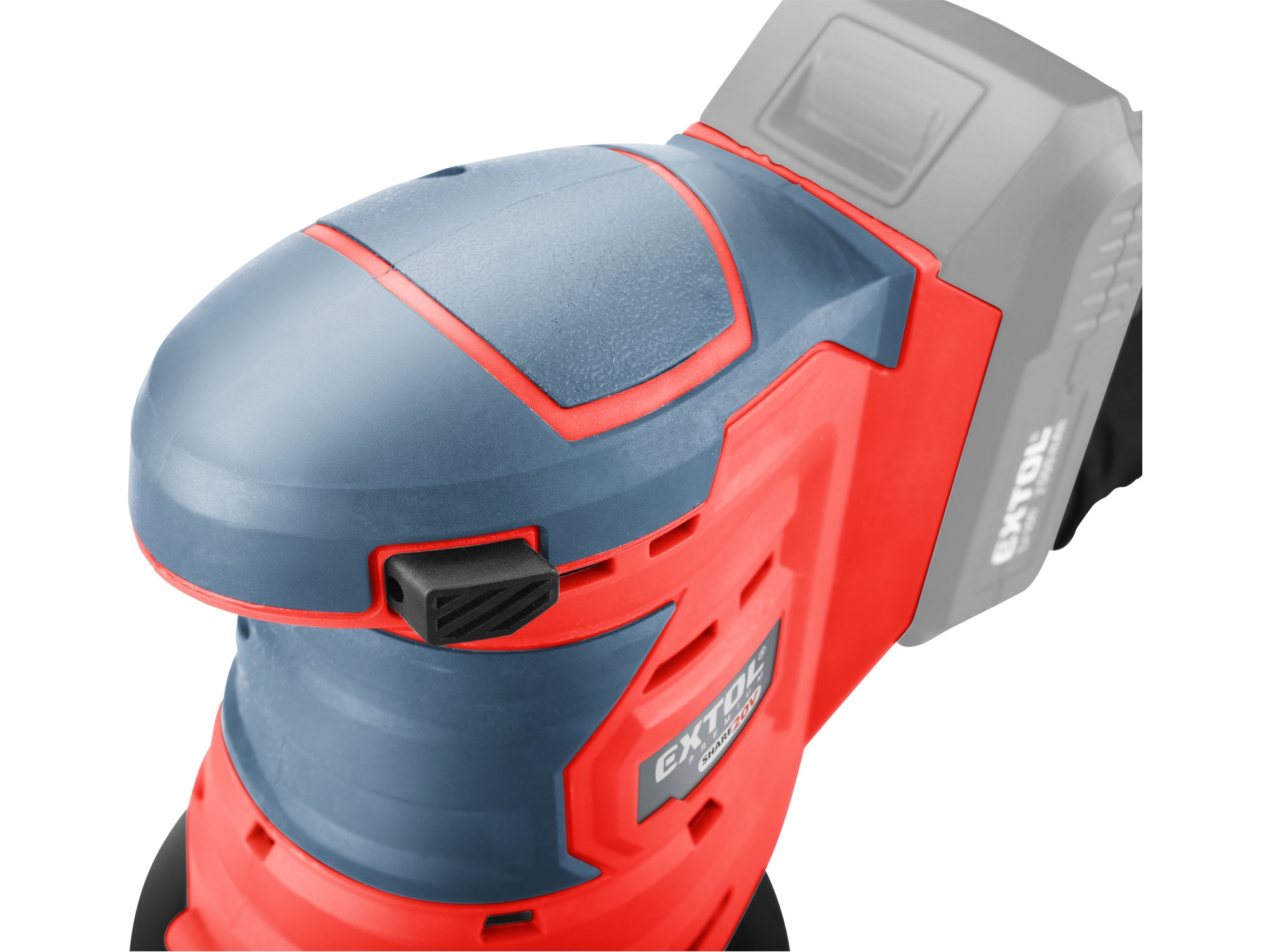 bruska excentrická aku SHARE20V, 125mm, 20V Li-ion, bez baterie a nabíječky - Obrázek 2