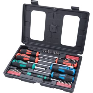 šroubováky a hroty sada 47ks, 1/4" hroty a 4mm mini hroty, CrV