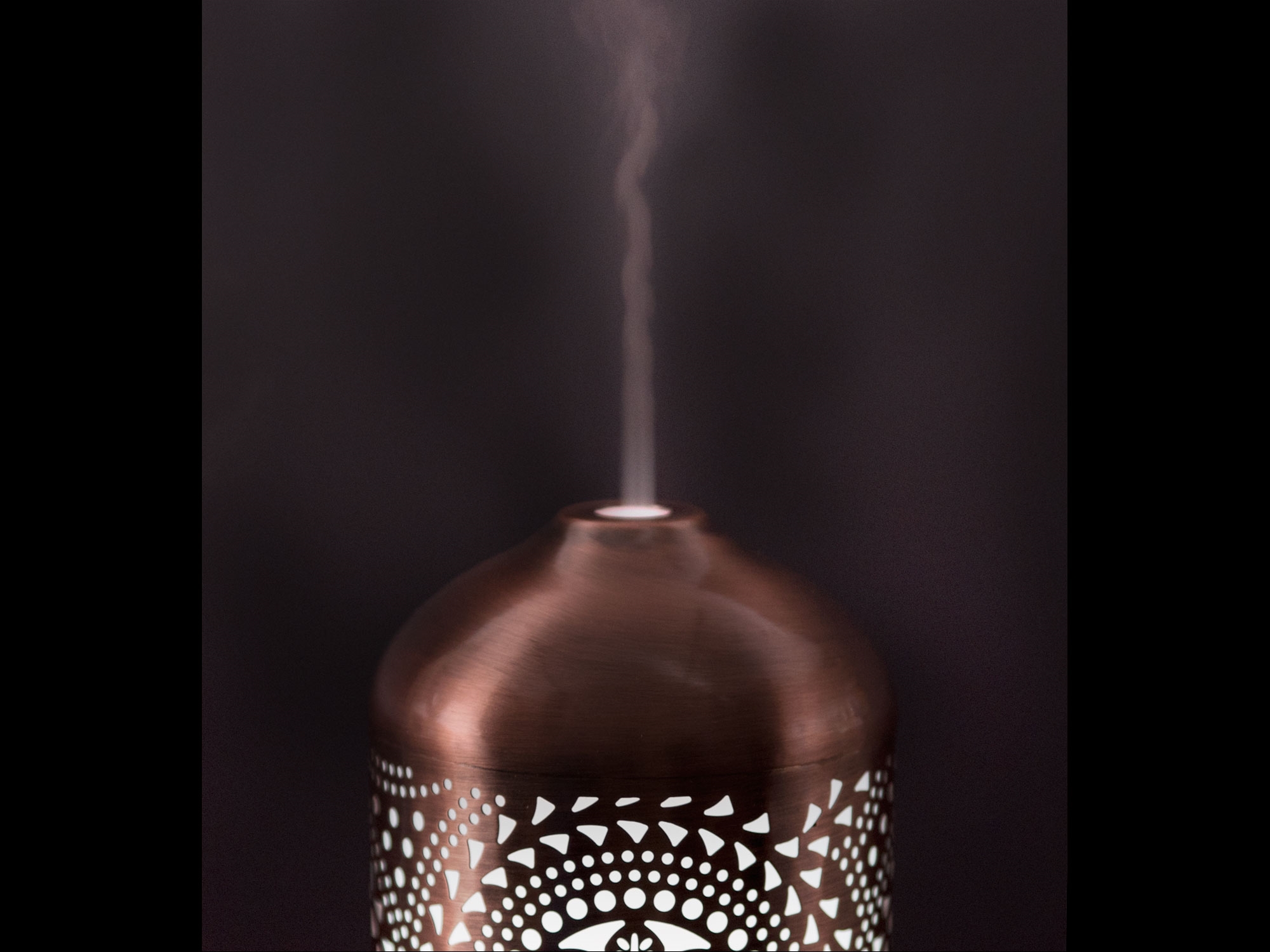 aroma difuzér ORIENT, osvěžovač a zvlhčovač vzduchu, kovový povrch - Obrázek 2