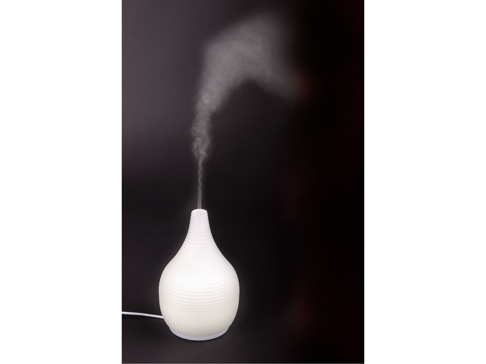 aroma difuzér SNOWY - SNĚŽNÝ, osvěžovač a zvlhčovač vzduchu, mléčné sklo, USB - Obrázek 2