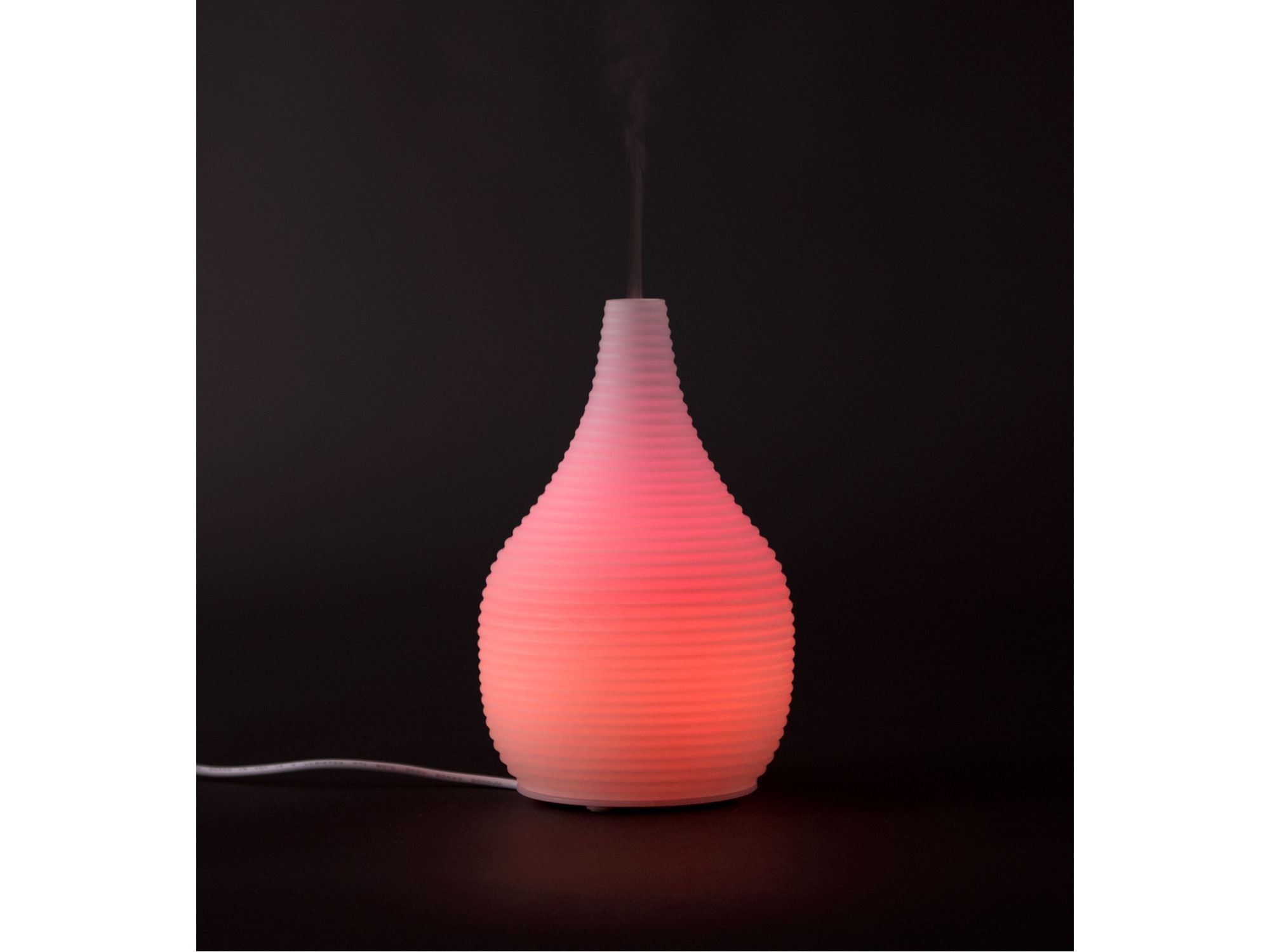 aroma difuzér SNOWY - SNĚŽNÝ, osvěžovač a zvlhčovač vzduchu, mléčné sklo, USB - Obrázek 4