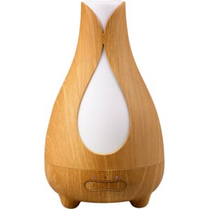 aroma difuzér TULIP, osvěžovač a zvlhčovač vzduchu, imitace světlého dřeva