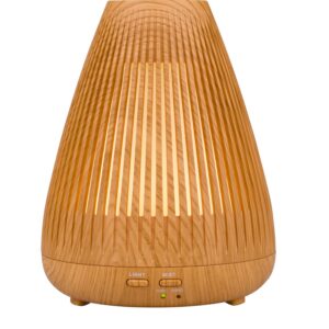 aroma difuzér BEAM - PAPRSEK, osvěžovač a zvlhčovač vzduchu, imitace světlého dřeva