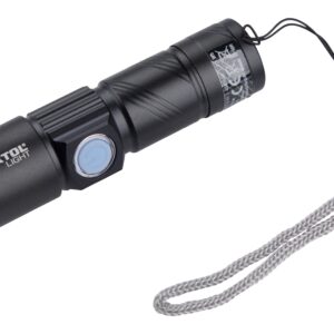 svítilna 150lm, zoom, USB nabíjení, XPE 3W LED