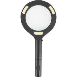 lupa se světlem 80lm, 3x zvětšení, 3x0,5W COB LED