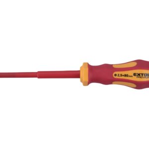šroubovák elektrikářský, (-)2,5x80mm, VDE, CrV