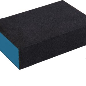 brusná houba, 100x70x25mm, P180, čtyřstranná, abrazivo-korund