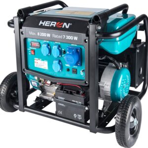 elektrocentrála benzínová 17HP/8,2kW, podvozek, elektrický start