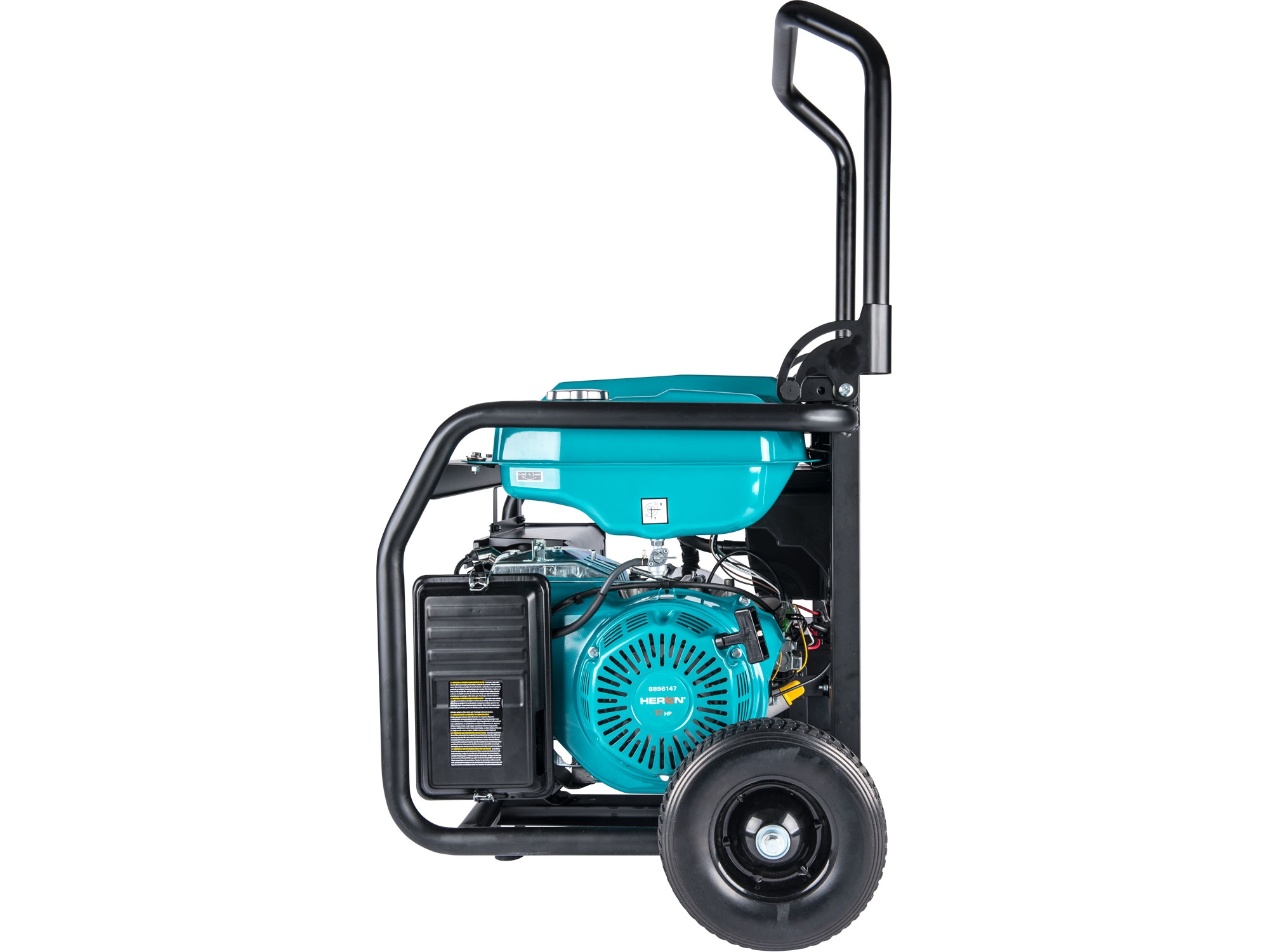elektrocentrála benzínová 17HP/8,2kW/10,25kVA (400V), 6,5kW (230V), podvozek, elektrický start - Obrázek 4