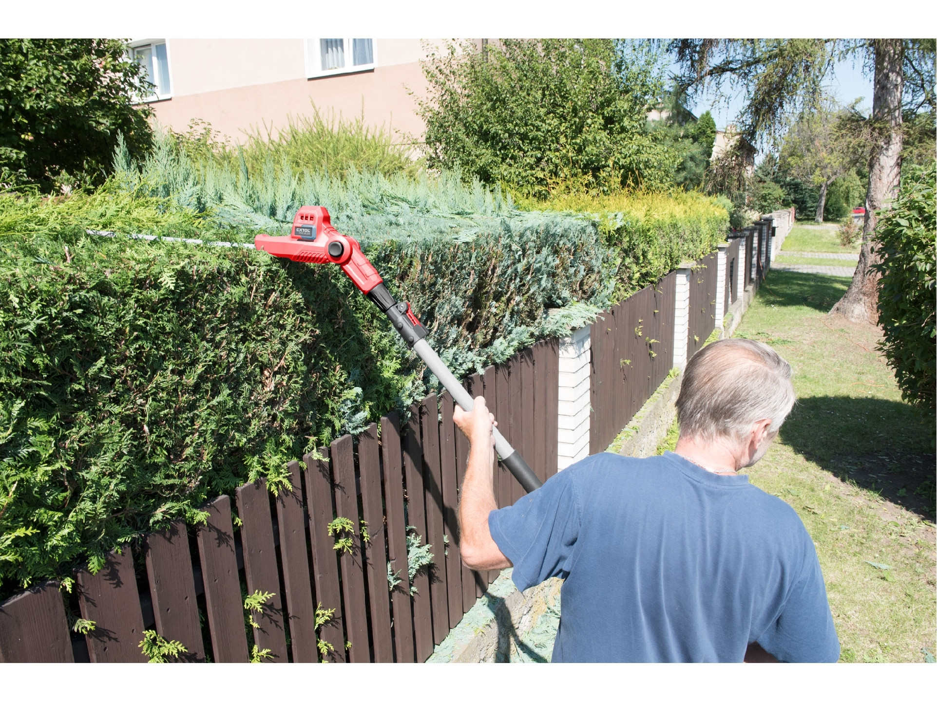 nůžky na živé ploty aku, teleskopické 2,78m, GARDEN20V, 20V Li-ion, 2000mAh - Obrázek 3