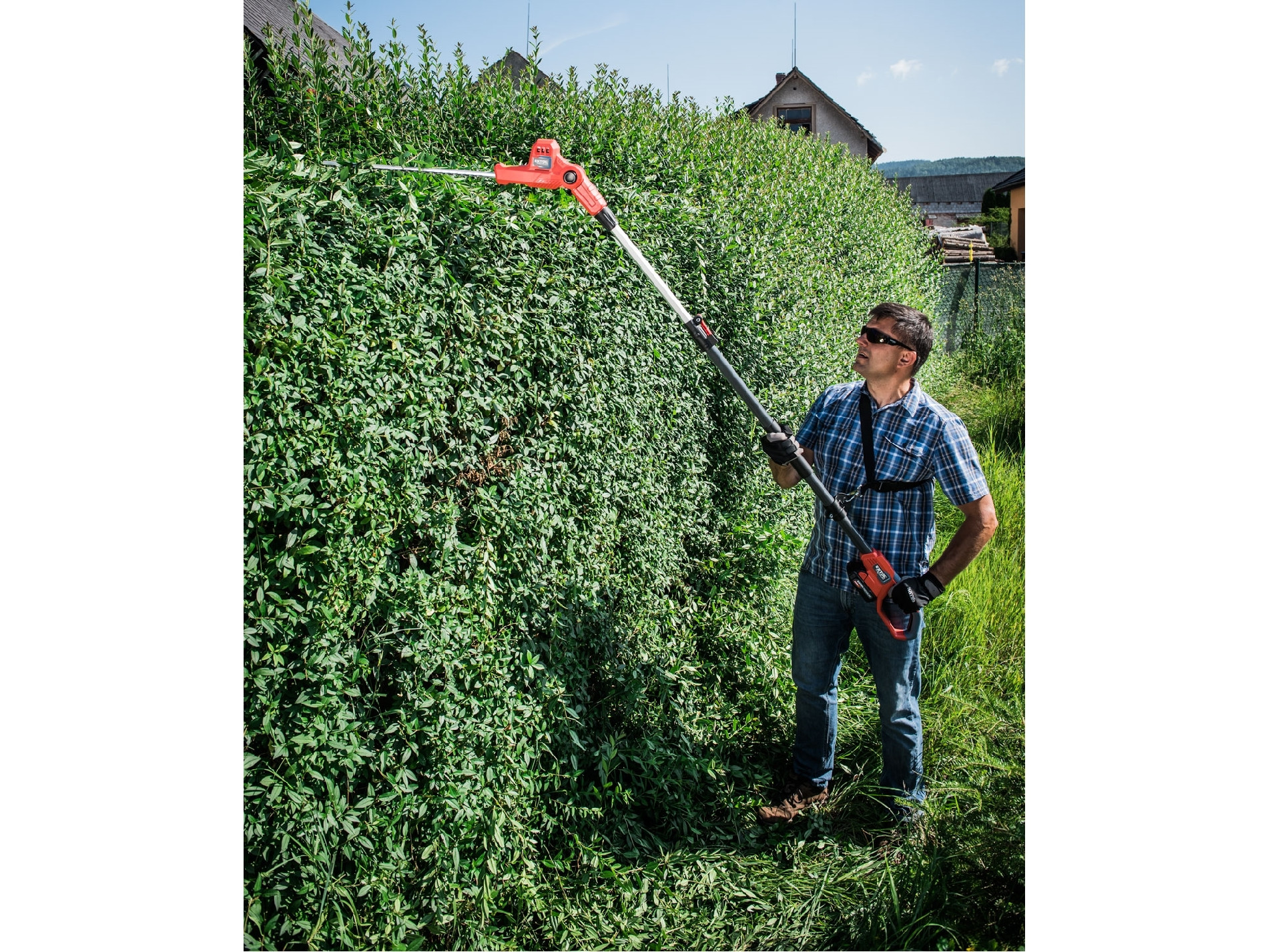 nůžky na živé ploty aku, teleskopické 2,78m, GARDEN20V, 20V Li-ion, 2000mAh - Obrázek 16
