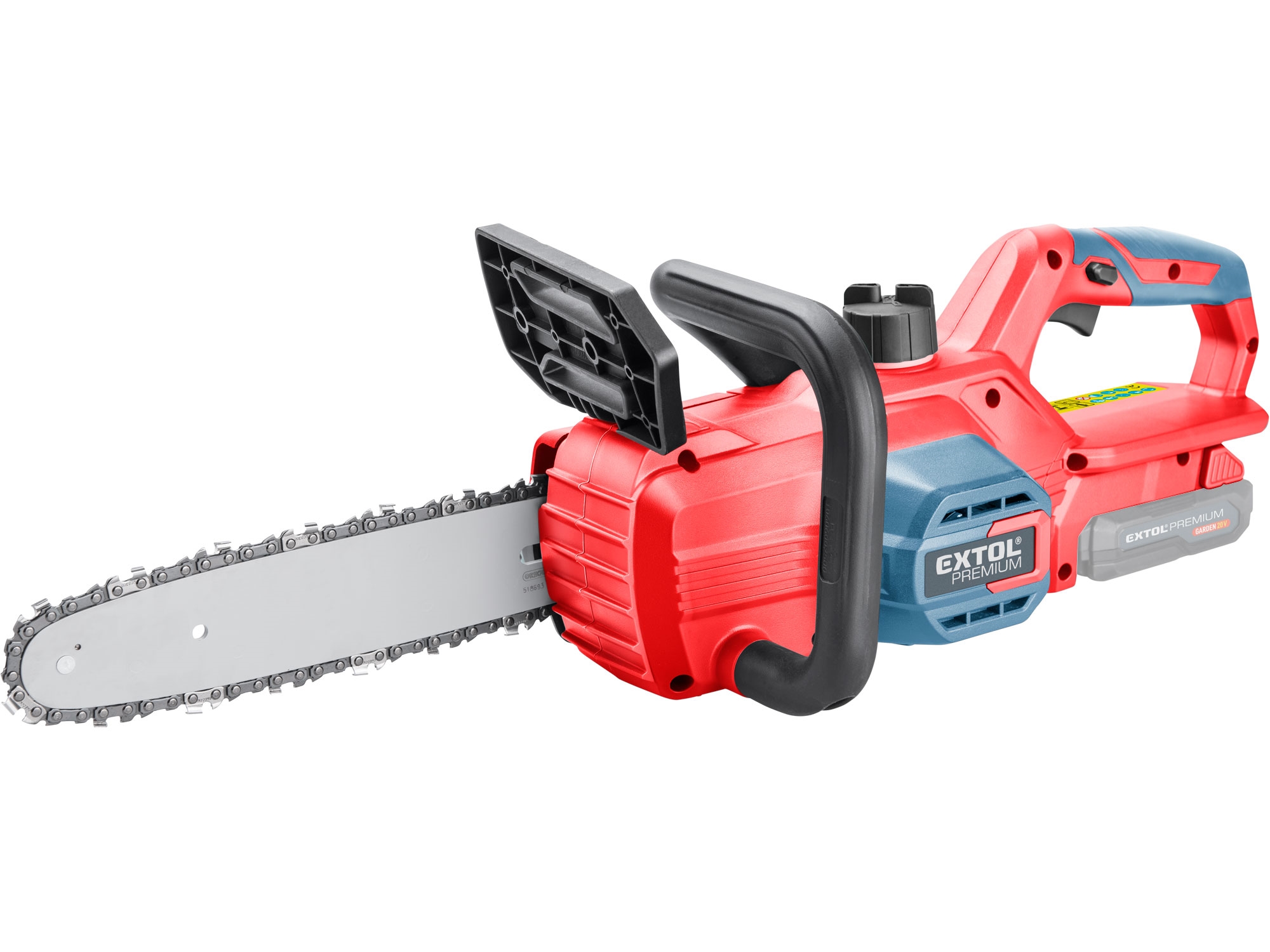 ZRUŠENO! Nahrazeno výrobkem 8891921 pila řetězová aku, 30cm, GARDEN20V, 20V Li-ion, bez baterie a nabíječky - Obrázek 2