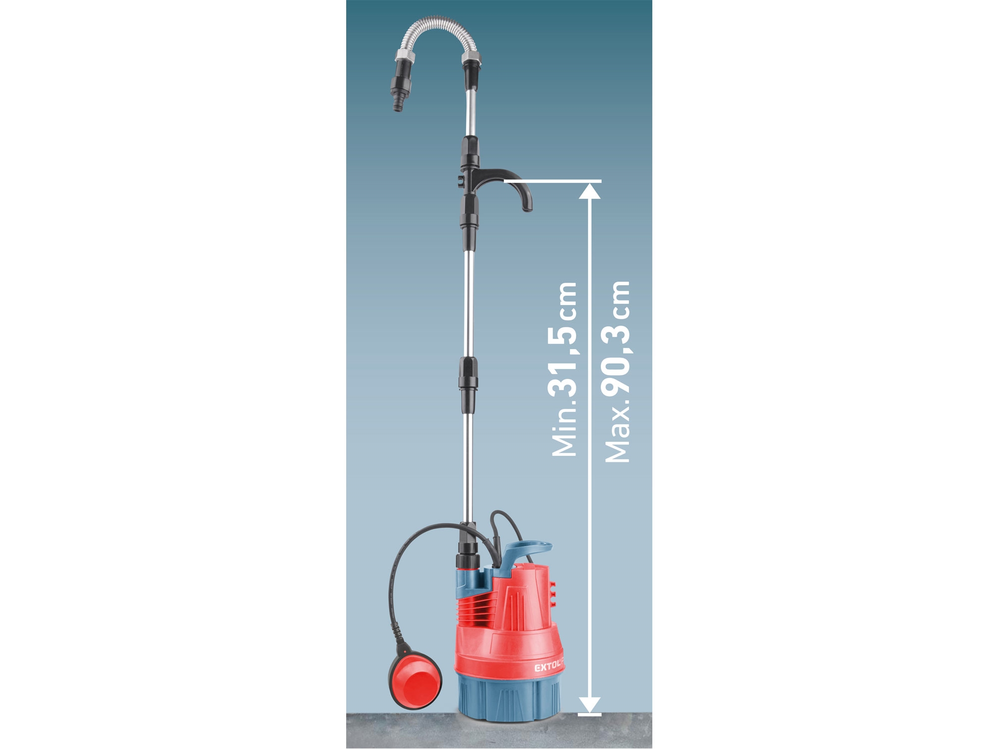 čerpadlo ponorné do sudu, 350W, 5000l/h - Obrázek 5