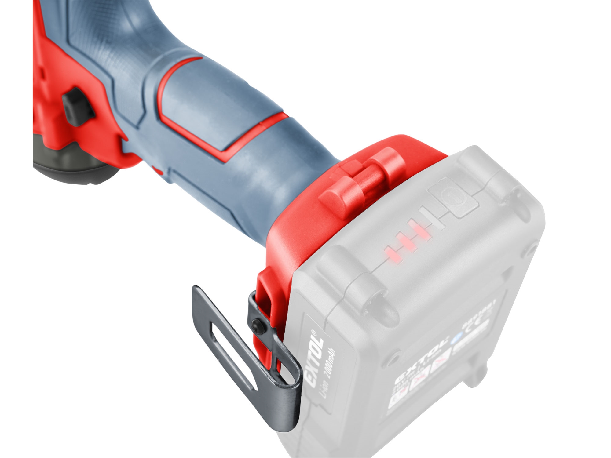 utahovák rázový 1/4" aku SHARE20V, 20V Li-ion, bez baterie a nabíječky - Obrázek 2