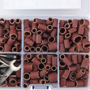 válce brusné, sada 350ks, P80, P120, P240