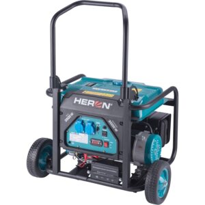 elektrocentrála benzínová, 7,4HP/3,5kW, podvozek, elektrický start