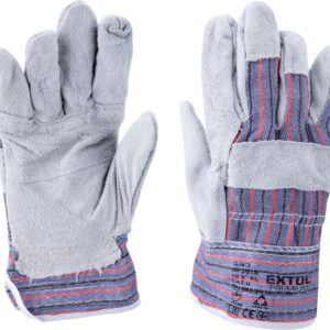 rukavice kožené s vyztuženou dlaní, velikost 10"-10,5"