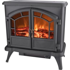 krb elektrický s plápolajícím ohněm LED a topením, 1800W