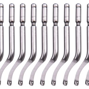 náhradní čepele 10ks k odhrotovači 8803680, dřík 3,2mm +10ks náhradních čepelí, HSS M35 (5% Co)