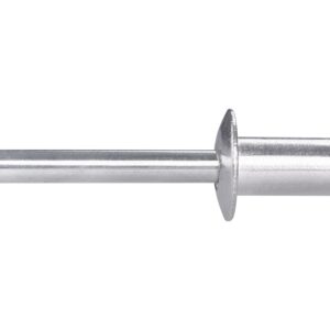 nýty trhací hliníkové sada 250ks, O 6,4x12,7mm plochá hlava