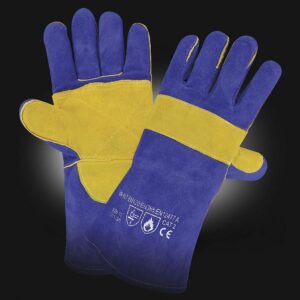 Svářečské rukavice, kevlar šití