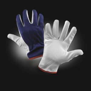 Rukavice jehnětina+textil