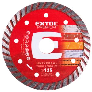 ZRUŠENO! Nahrazeno výrobkem 8803052 kotouč diamantový řezný, turbo Long Life - suché i mokré řezání, 125x22,2x2,3mm