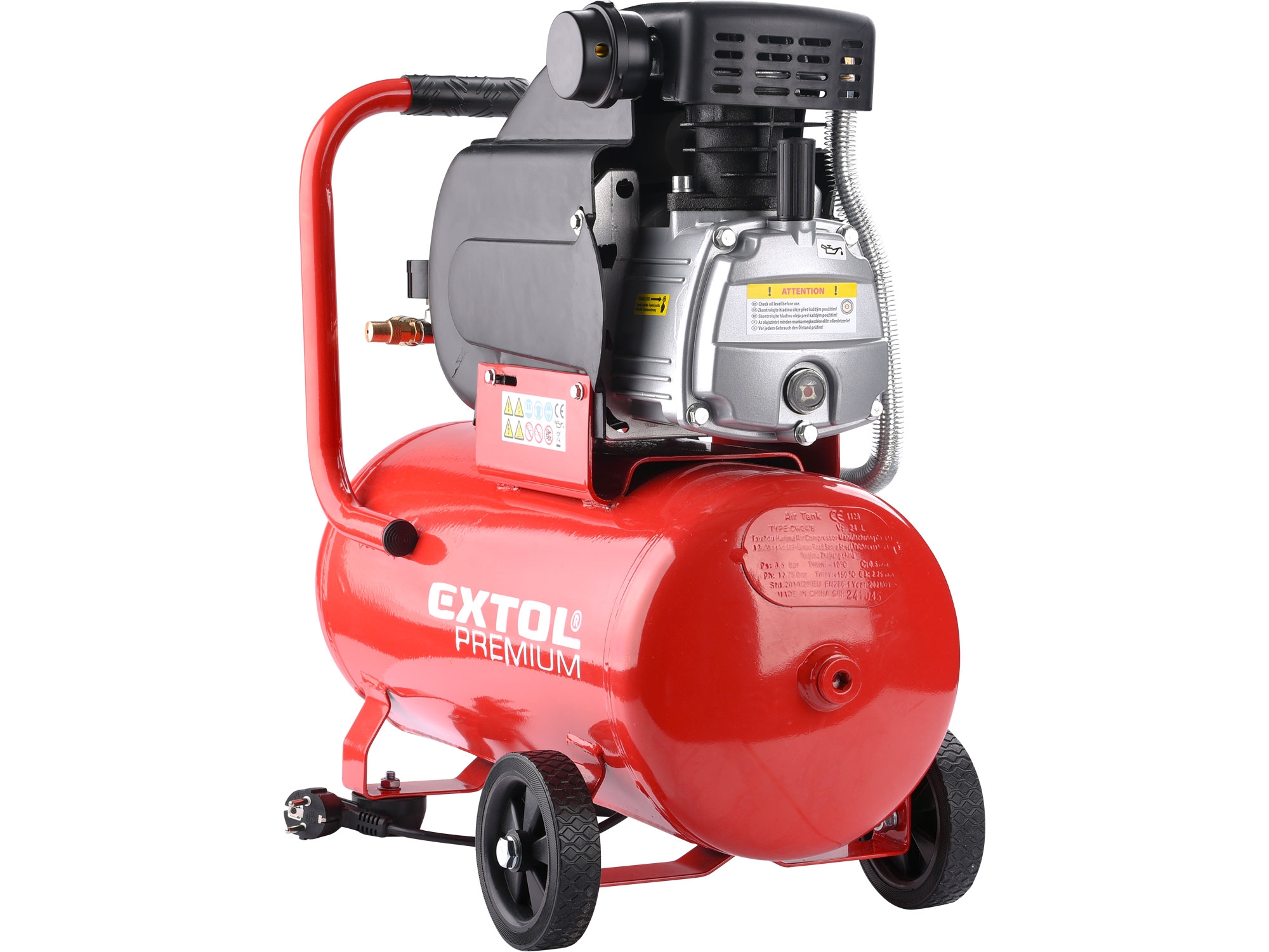 kompresor olejový 1500W, 24l - Obrázek 8