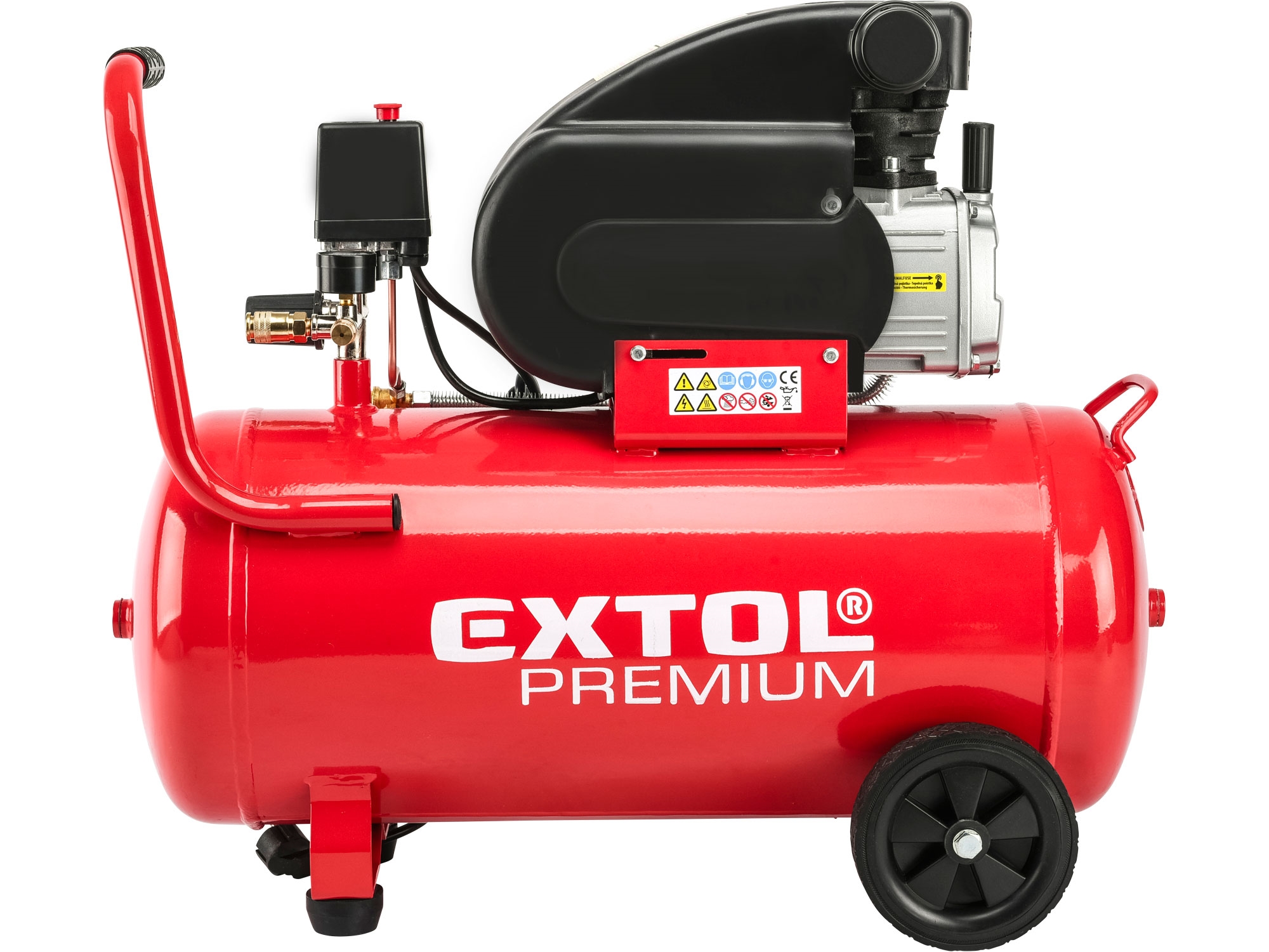 kompresor olejový, 1800W, 50l - Obrázek 2