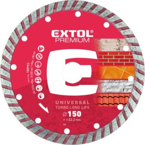 ZRUŠENO! Nahrazeno výrobkem 8803053 kotouč diamantový řezný, turbo Long Life - suché i mokré řezání, 150x22,2x2,5mm