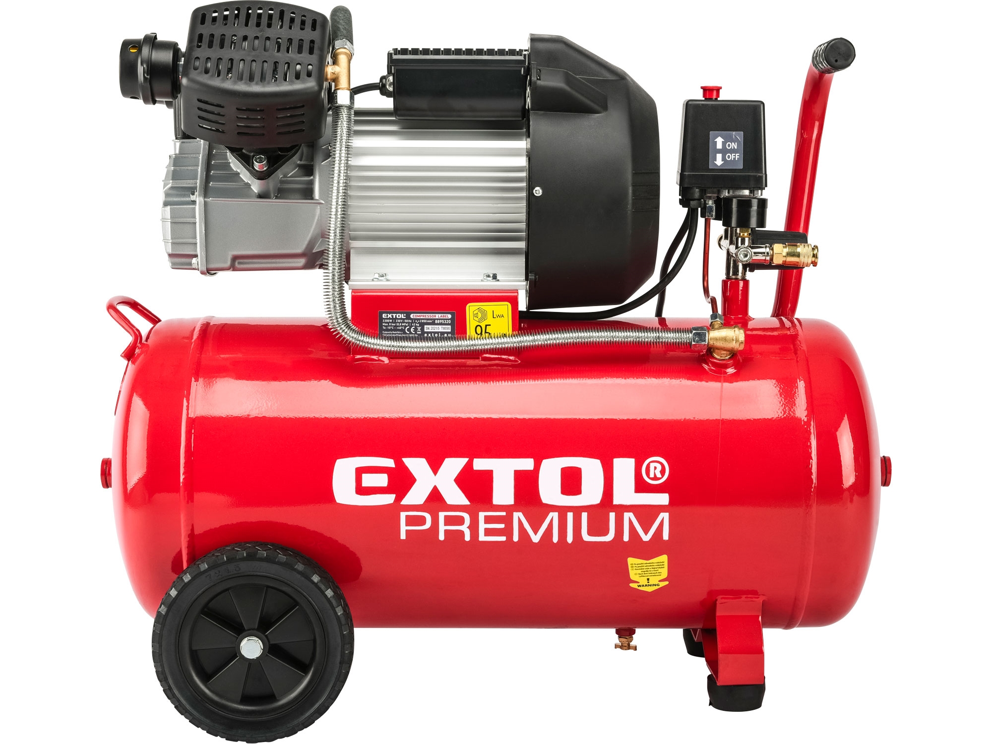 kompresor olejový, 2200W, 50l - Obrázek 4