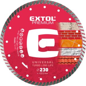 ZRUŠENO! Nahrazeno výrobkem 8803055 kotouč diamantový řezný, turbo Long Life - suché i mokré řezání, 230x22,2x2,8mm