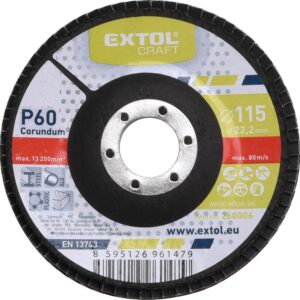 ZRUŠENO! Nahrazeno výrobkem 8803463 kotouč lamelový šikmý korundový, P60, O 115mm