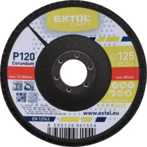 ZRUŠENO! Nahrazeno výrobkem 8803476 kotouč lamelový šikmý korundový, P120, O 125mm