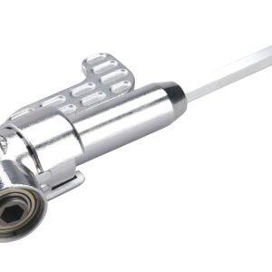 úhlový nástavec/držák hrotů do vrtačky, 1/4"x140mm (105°) s magnetem