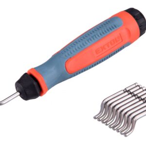 POŠK. OBAL odhrotovač univerzální, dřík 3,2mm +10ks náhradních čepelí, HSS M35 (5% Co)