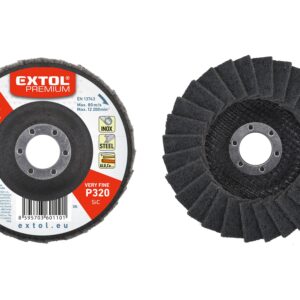kotouč lamelový šikmý z brusného karbidového rouna, O 125mm, P320-velmi jemný