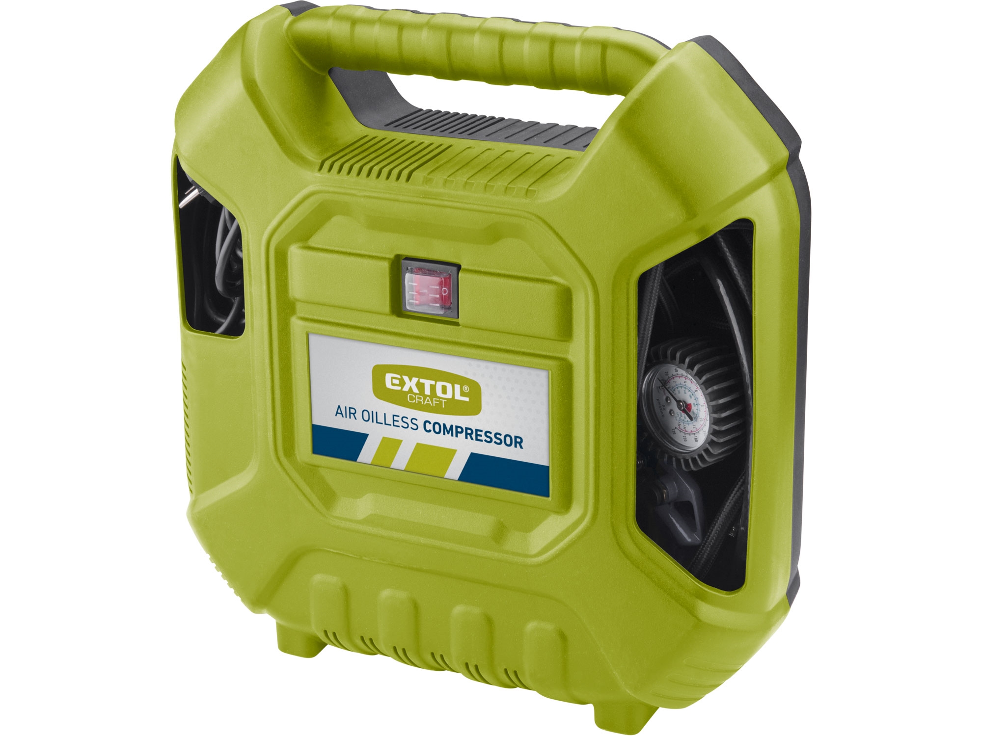kompresor bezolejový, 1100W - Obrázek 2