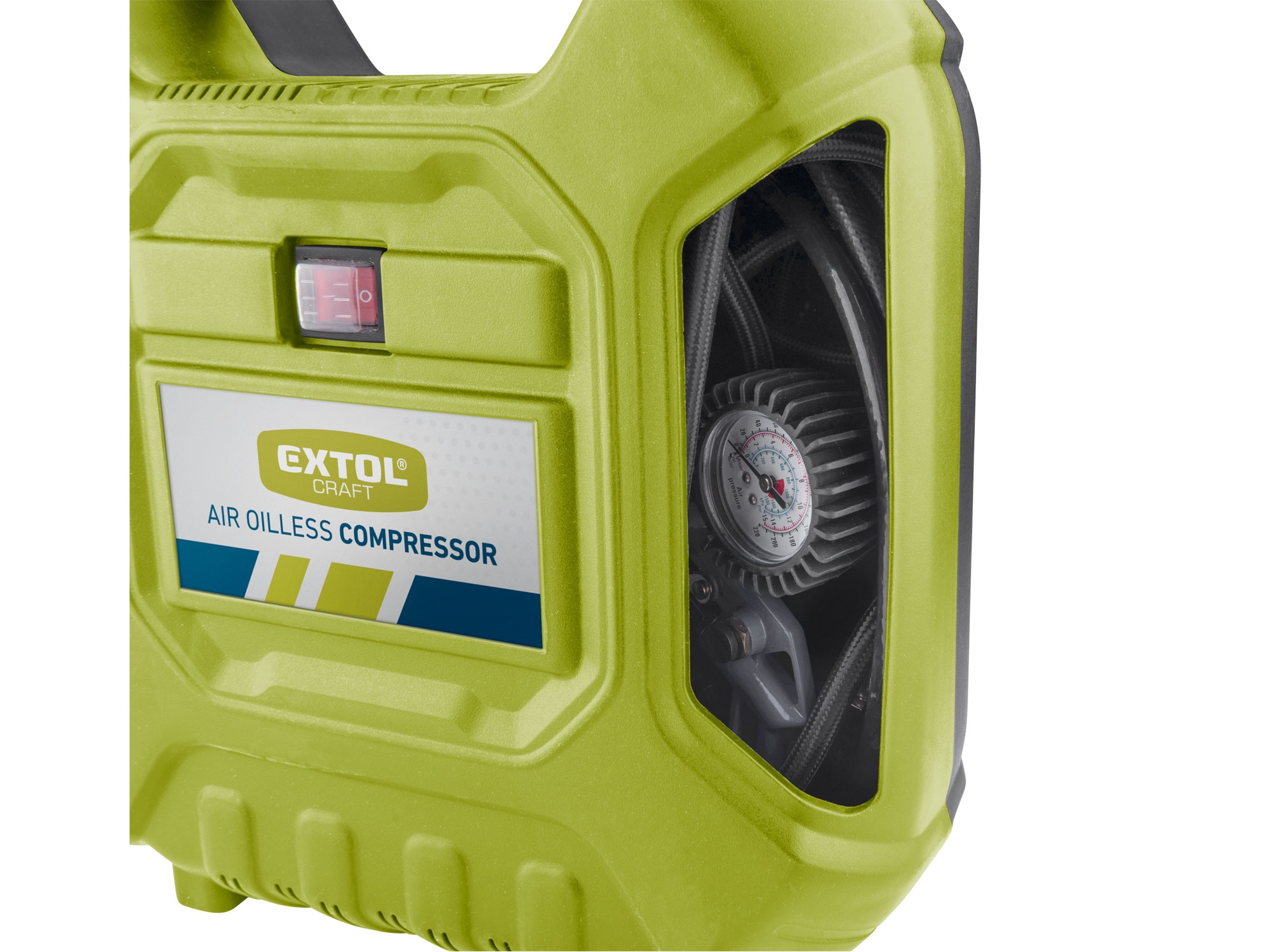 kompresor bezolejový, 1100W - Obrázek 4