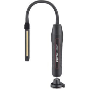 světlo pracovní, ohebné, 500lm, USB nabíjení, 500lm COB + 140lm LED