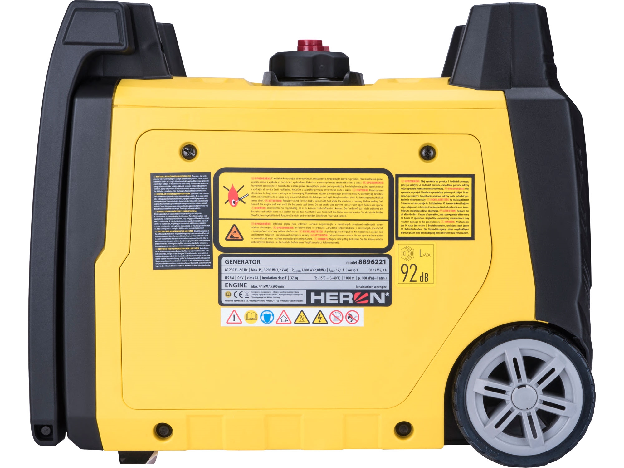 elektrocentrála digitální invertorová 5,4HP/3,2kW - Obrázek 4