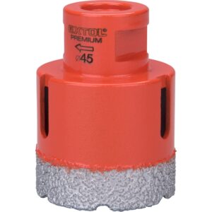 korunka vykružovací diamantová, O 45mm, závit M14