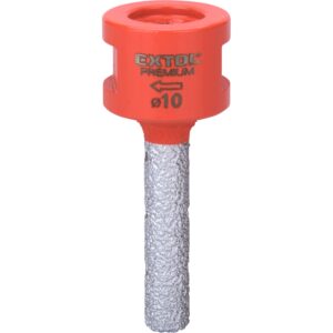 korunka brusná diamantová-válec, O 10mm, závit M14