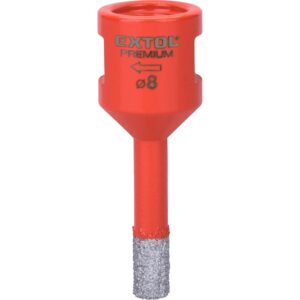 korunka vykružovací diamantová, O 8mm, závit M14