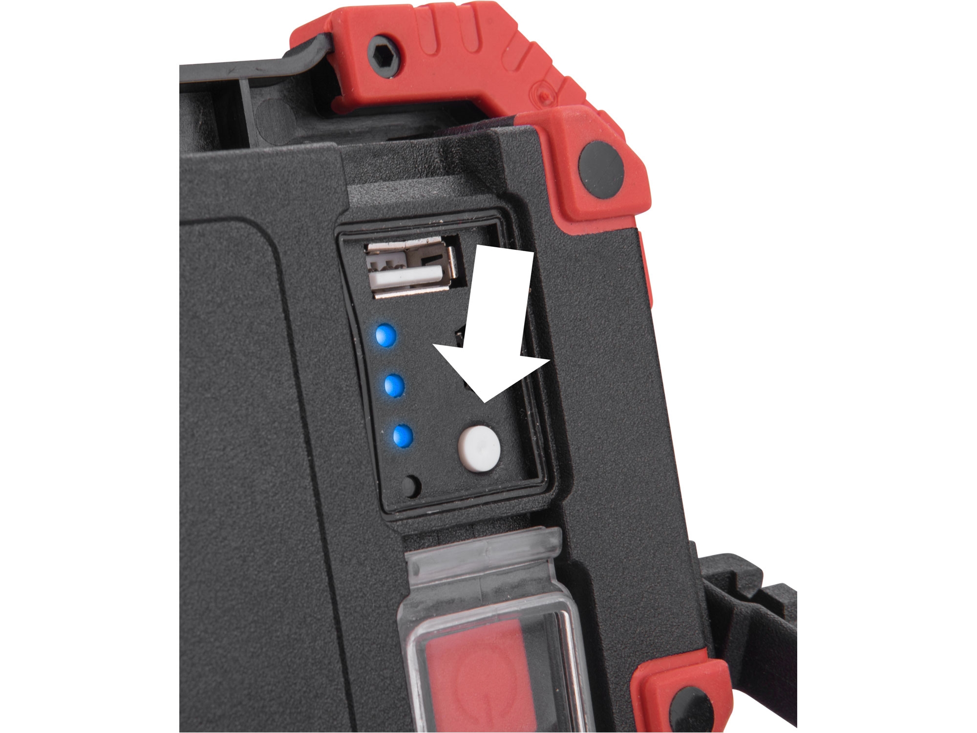 reflektor LED, 1000lm, USB nabíjení s powerbankou, Li-ion - Obrázek 2
