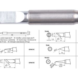 hrot pájecí, T9-K